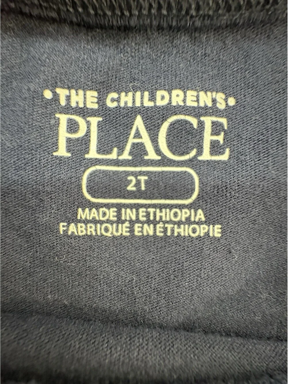 The Children’s Place Birthday Boy Shirt 2T Navy Multicolor Graphic Toddler Tee